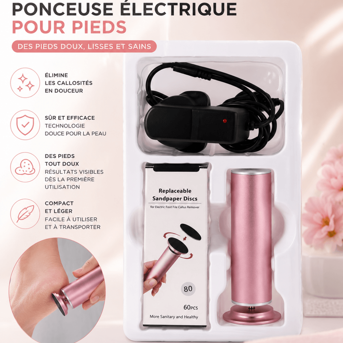 ✨ Silkee - Ponçeuse à pied